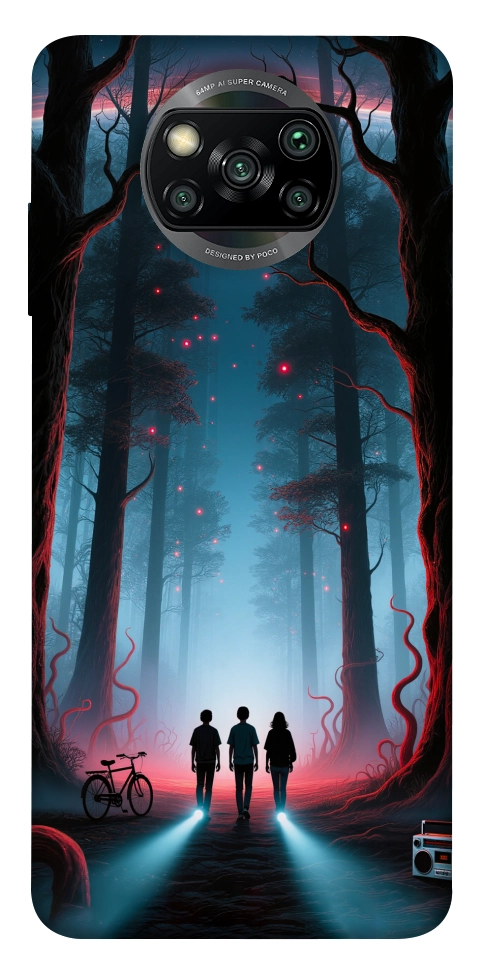Чехол Kids in the forest для Xiaomi Poco X3 NFC