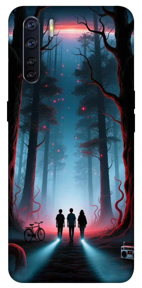 Чехол Kids in the forest для Oppo A91