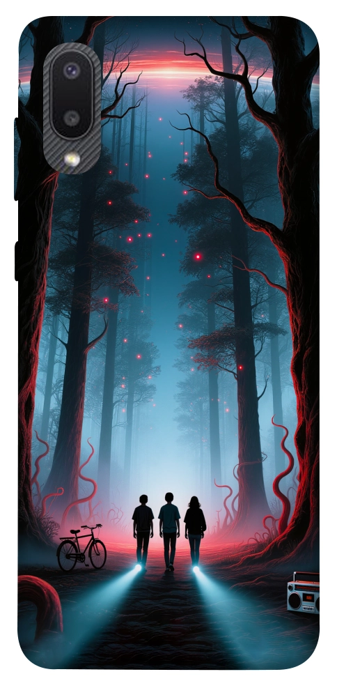 Чехол Kids in the forest для Galaxy A02