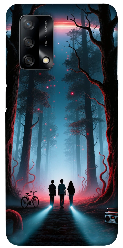 Чехол Kids in the forest для Oppo A74 4G