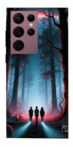 Чехол Kids in the forest для Galaxy S22 Ultra