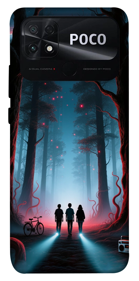 Чехол Kids in the forest для Xiaomi Poco C40