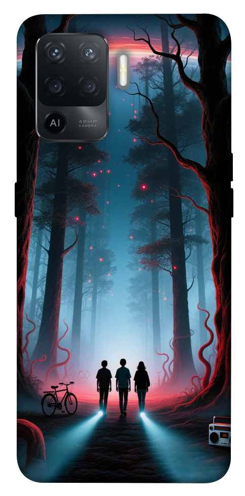 Чехол Kids in the forest для Oppo Reno 5 Lite