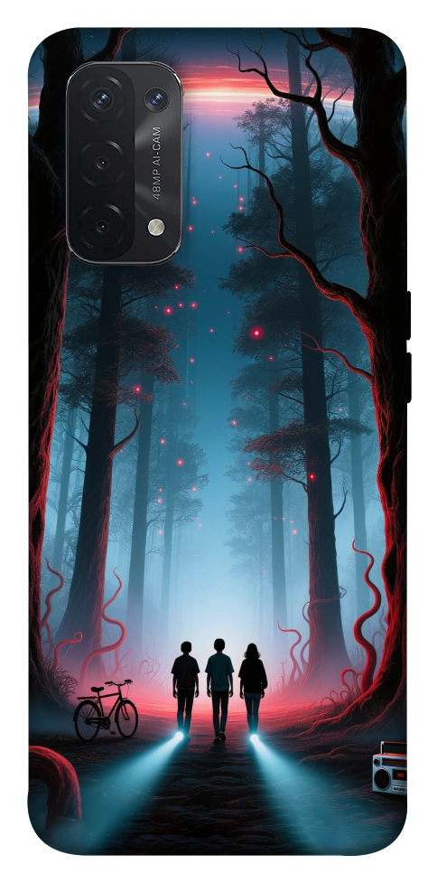 Чехол Kids in the forest для Oppo A74 5G