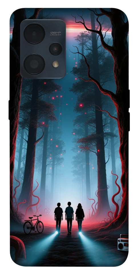 Чехол Kids in the forest для Realme 9 Pro+