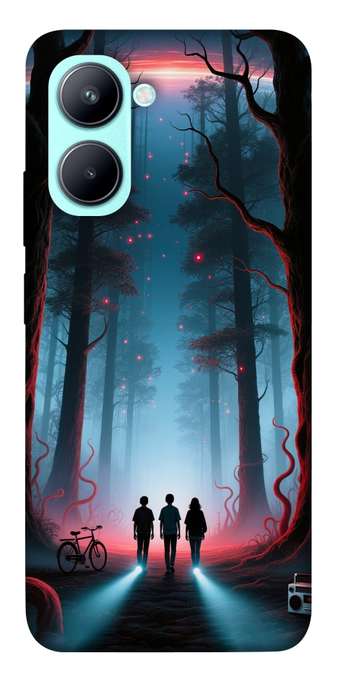 Чехол Kids in the forest для Realme C33