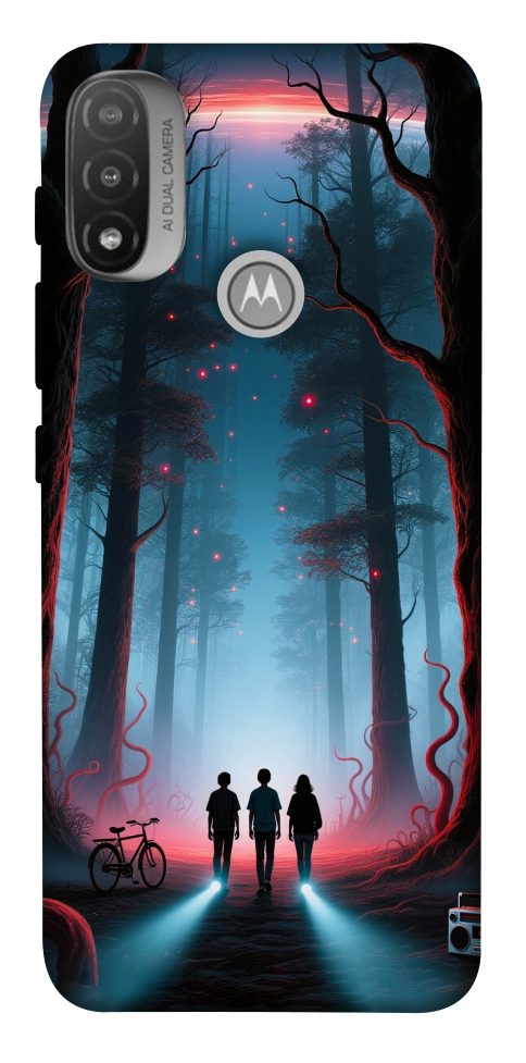 Чохол Kids in the forest для Motorola Moto E20