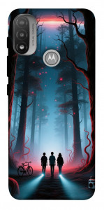 Чохол Kids in the forest для Motorola Moto E20