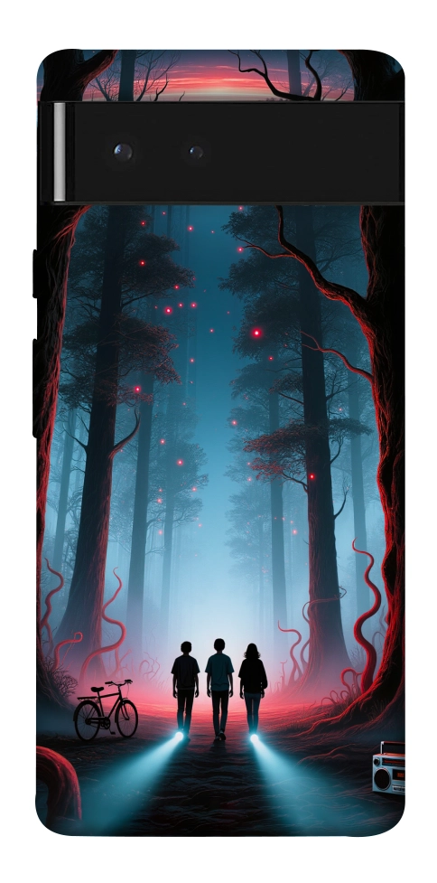Чехол Kids in the forest для Google Pixel 6