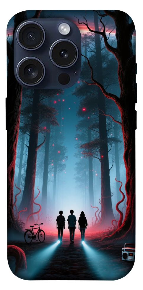 Чехол Kids in the forest для iPhone 15 Pro