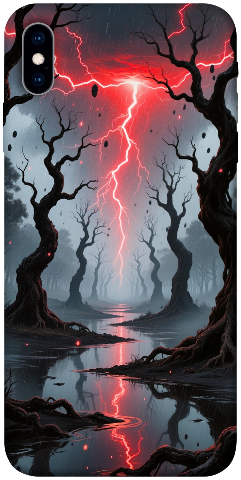 Чохол Strange thunder для iPhone X