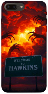 Чехол Welcome to hawkins для iPhone 7 plus (5.5")