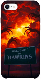 Чехол Welcome to hawkins для iPhone SE (2020)