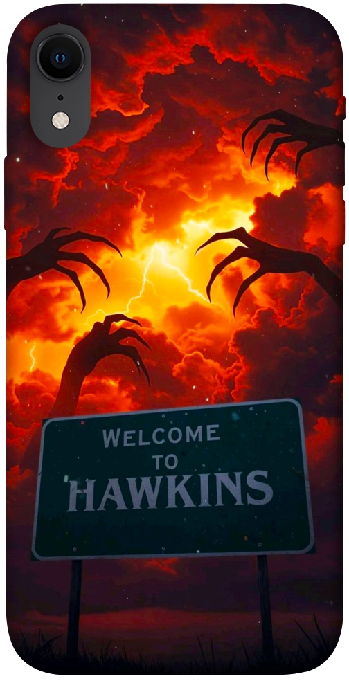Чехол Welcome to hawkins для iPhone XR