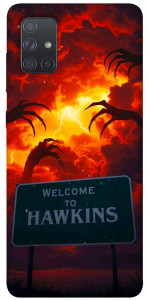 Чехол Welcome to hawkins для Galaxy A71 (2020)