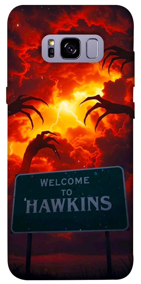 Чехол Welcome to hawkins для Galaxy S8+