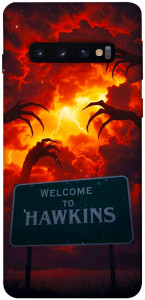 Чохол Welcome to hawkins для Galaxy S10 (2019)