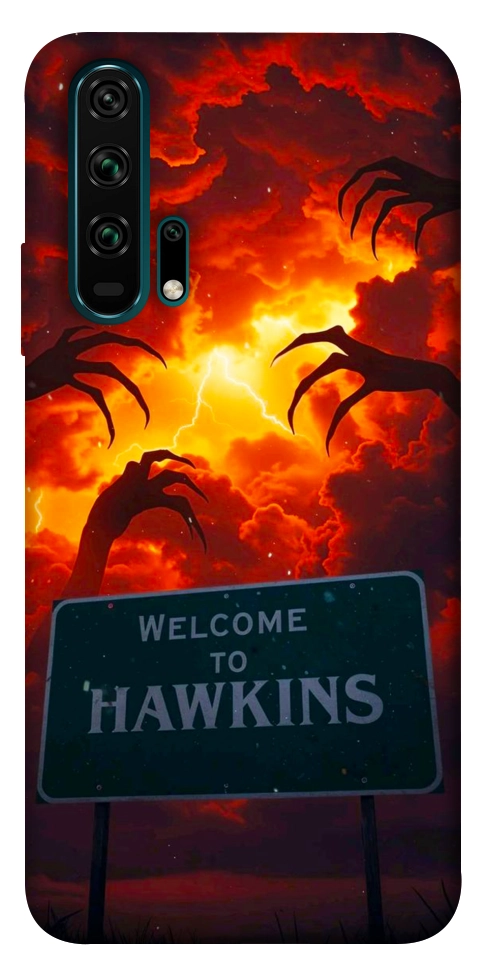 Чехол Welcome to hawkins для Huawei Honor 20 Pro