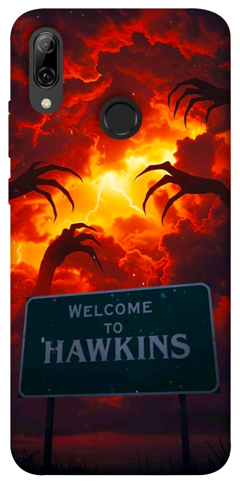 Чехол Welcome to hawkins для Huawei P Smart (2019)
