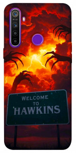 Чехол Welcome to hawkins для Realme 5