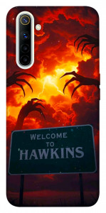 Чехол Welcome to hawkins для Realme 6