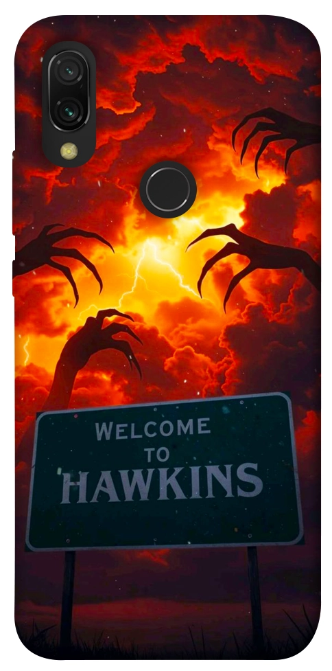 Чехол Welcome to hawkins для Xiaomi Redmi 7