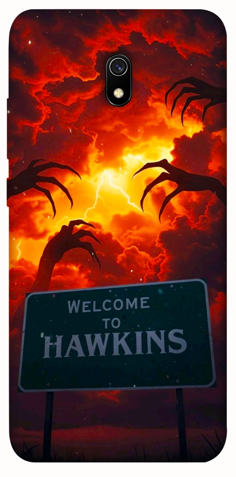 Чехол Welcome to hawkins для Xiaomi Redmi 8a