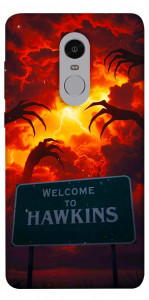Чохол Welcome to hawkins для Xiaomi Redmi Note 4X