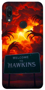 Чехол Welcome to hawkins для Xiaomi Redmi Note 7