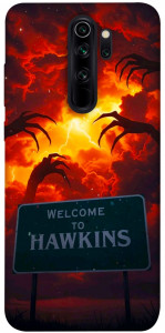 Чохол Welcome to hawkins для Xiaomi Redmi Note 8 Pro
