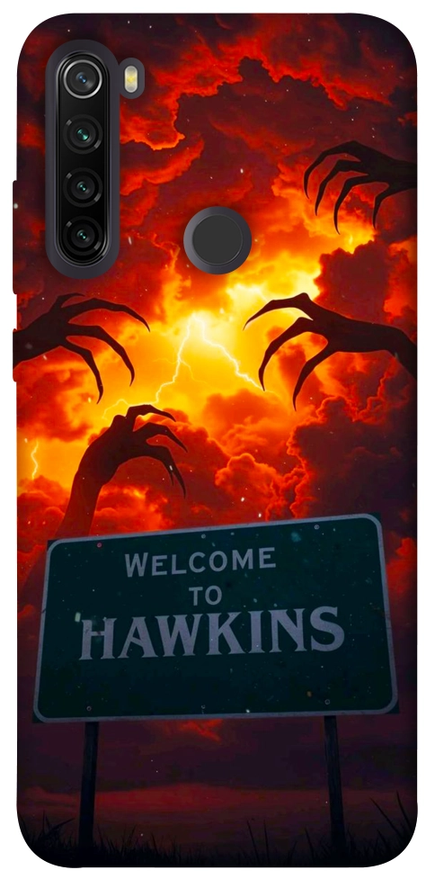 Чехол Welcome to hawkins для Xiaomi Redmi Note 8T