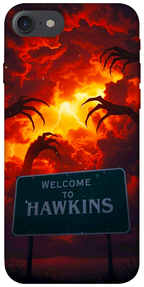 Чехол Welcome to hawkins для iPhone 8