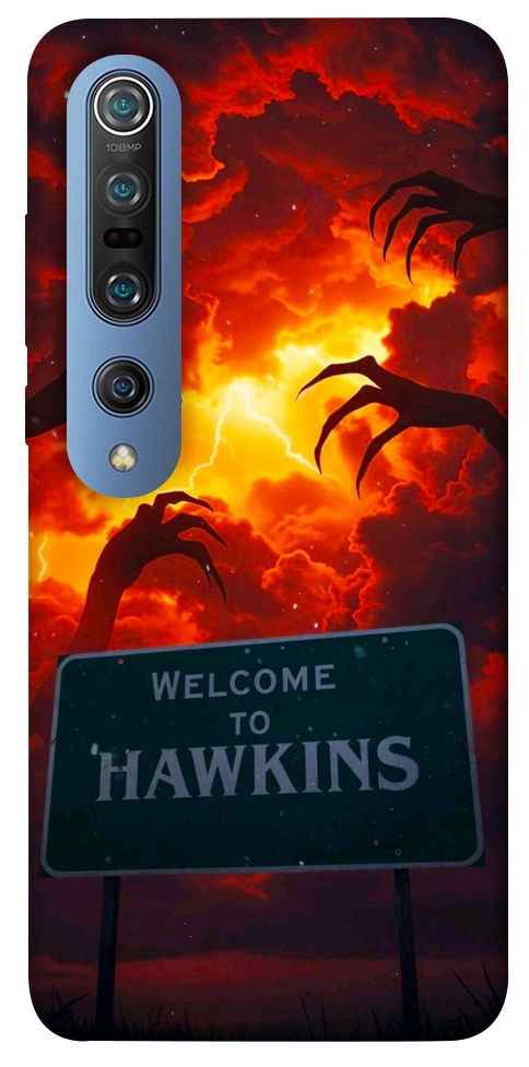 Чехол Welcome to hawkins для Xiaomi Mi 10