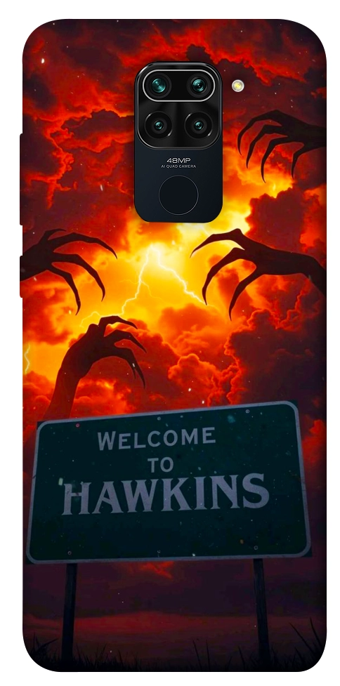 Чехол Welcome to hawkins для Xiaomi Redmi 10X