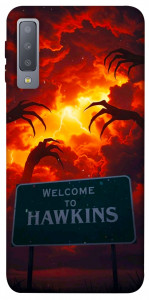 Чохол Welcome to hawkins для Galaxy A7 (2018)
