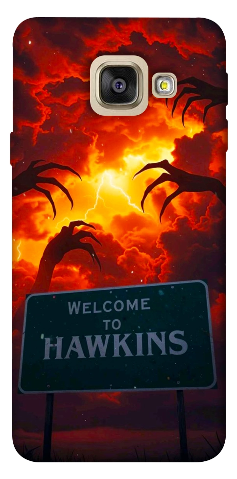 Чехол Welcome to hawkins для Galaxy A5 (2017)