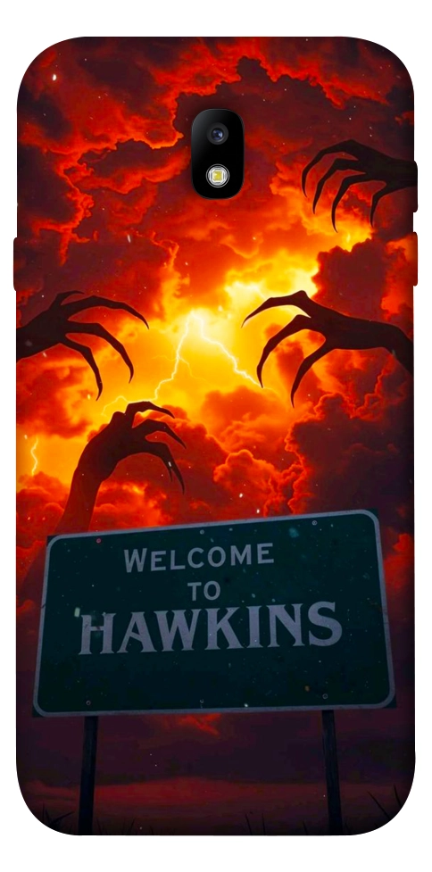 Чохол Welcome to hawkins для Galaxy J7 (2017)