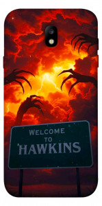 Чохол Welcome to hawkins для Galaxy J7 (2017)