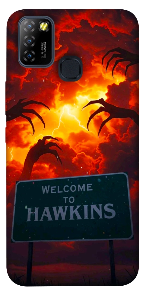 Чехол Welcome to hawkins для Infinix Hot 10 Lite