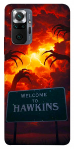 Чехол Welcome to hawkins для Xiaomi Redmi Note 10 Pro Max