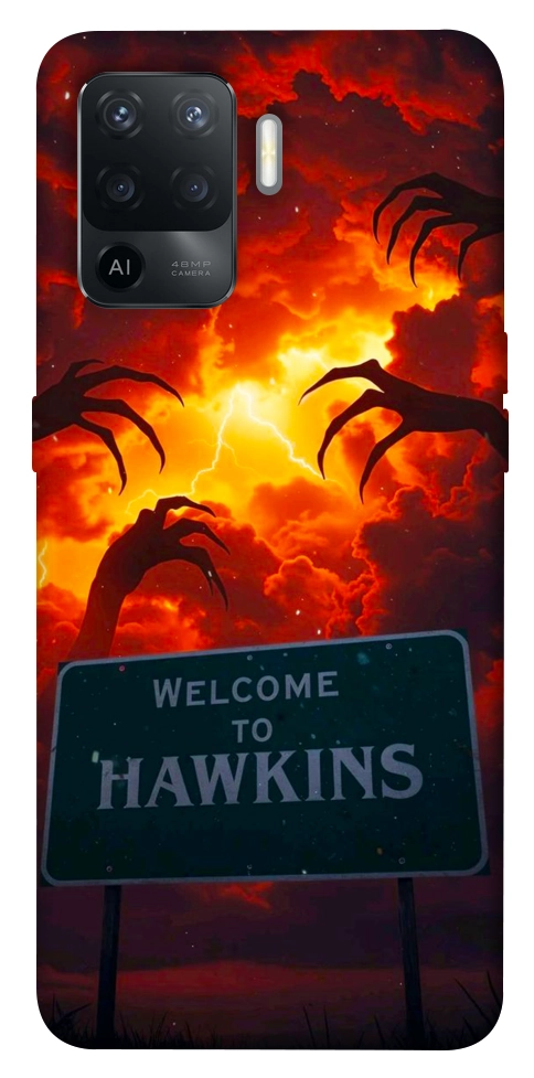 Чехол Welcome to hawkins для Oppo Reno 5 Lite