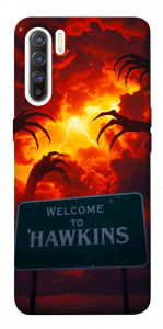 Чехол Welcome to hawkins для Oppo Reno 3