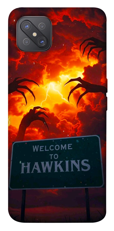 Чехол Welcome to hawkins для Oppo A92s