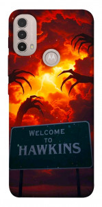 Чохол Welcome to hawkins для Motorola Moto E40