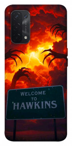 Чехол Welcome to hawkins для Oppo A74 5G