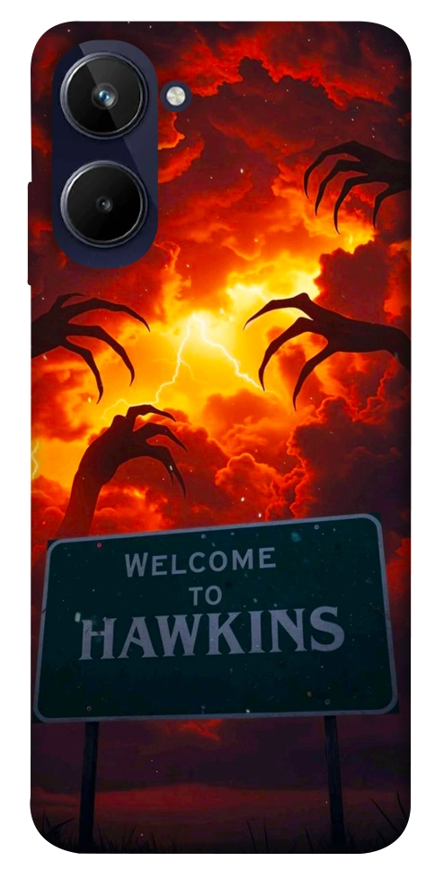 Чехол Welcome to hawkins для Realme 10 4G