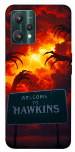Чехол Welcome to hawkins для Realme 9 Pro