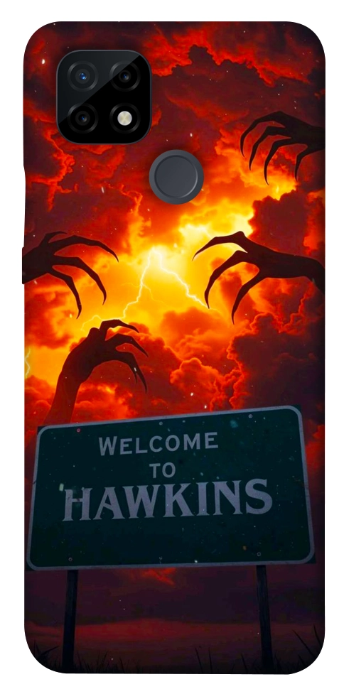 Чохол Welcome to hawkins для Realme C21