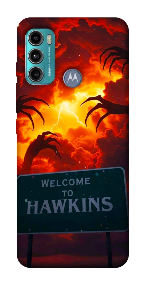 Чехол Welcome to hawkins для Motorola Moto G60