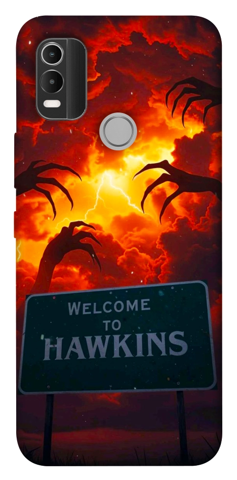 Чехол Welcome to hawkins для Nokia C21 Plus